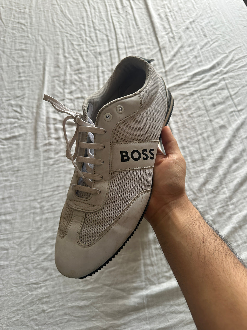 Hugo Boss — Zapatillas Blancas, Talla 45