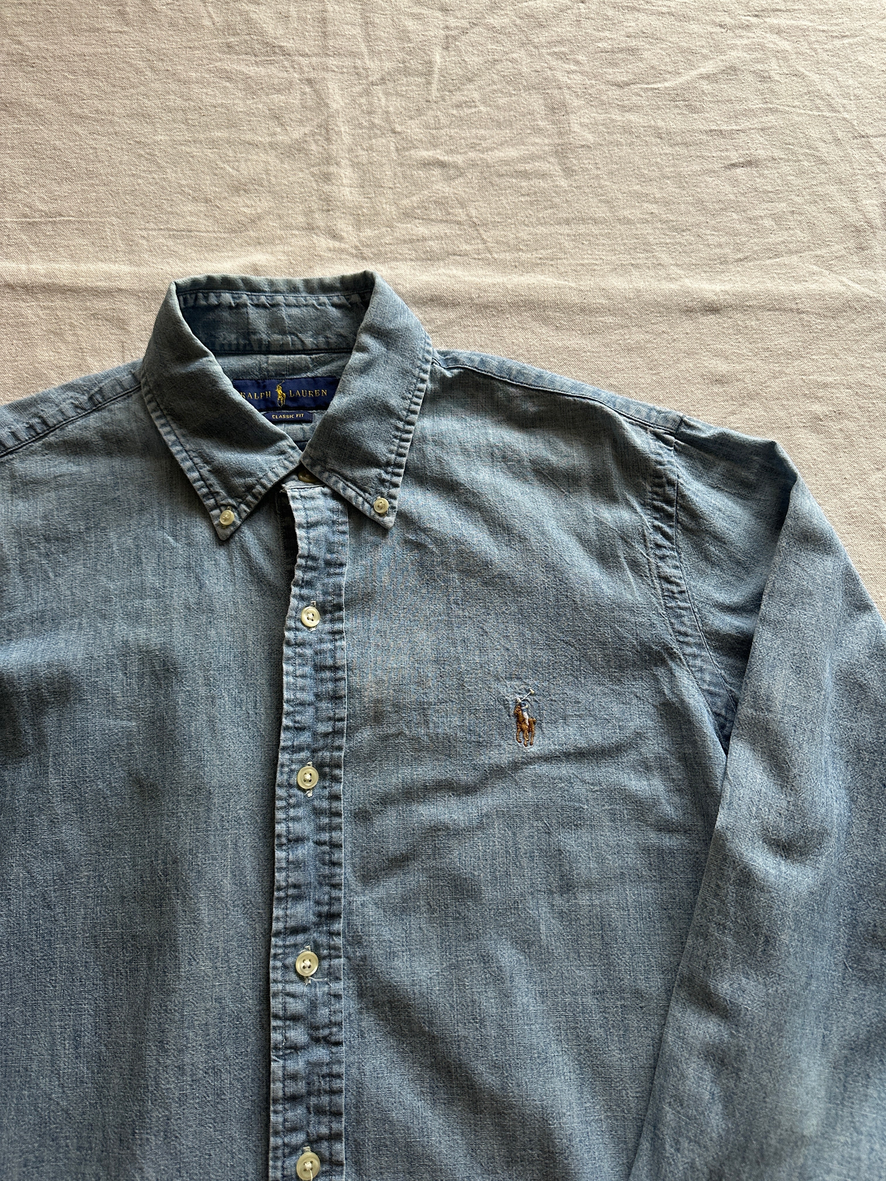 1. Ralph Lauren — Nuevo Camisa Mezquilla, Talla M