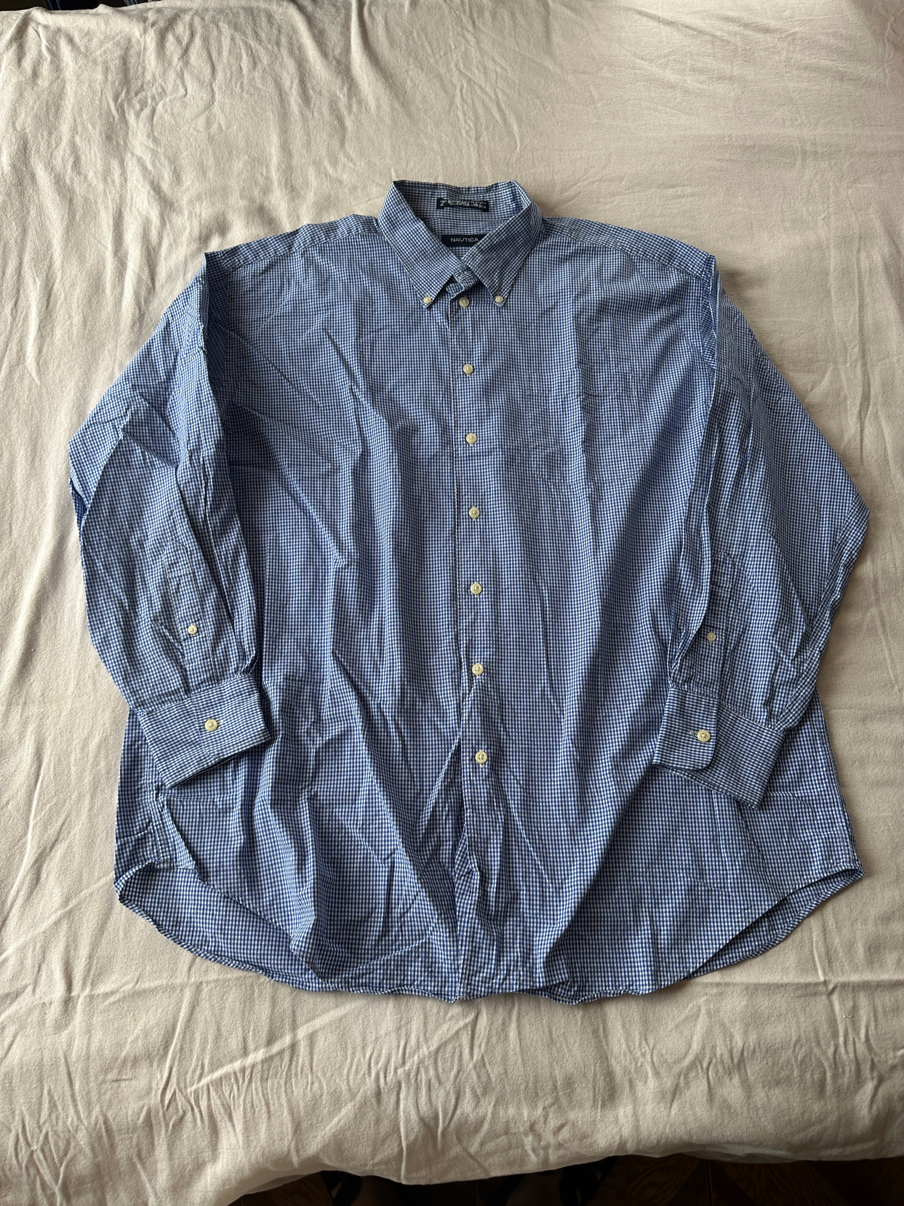 Náutica — Camisa Cuadros, Talla XL