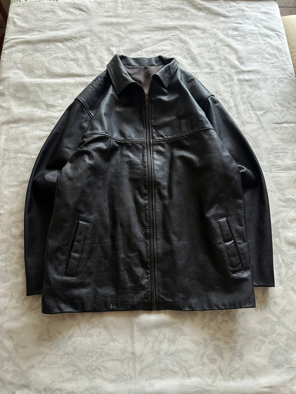 Leather Jacket — Casaca Cuero, Talla XL