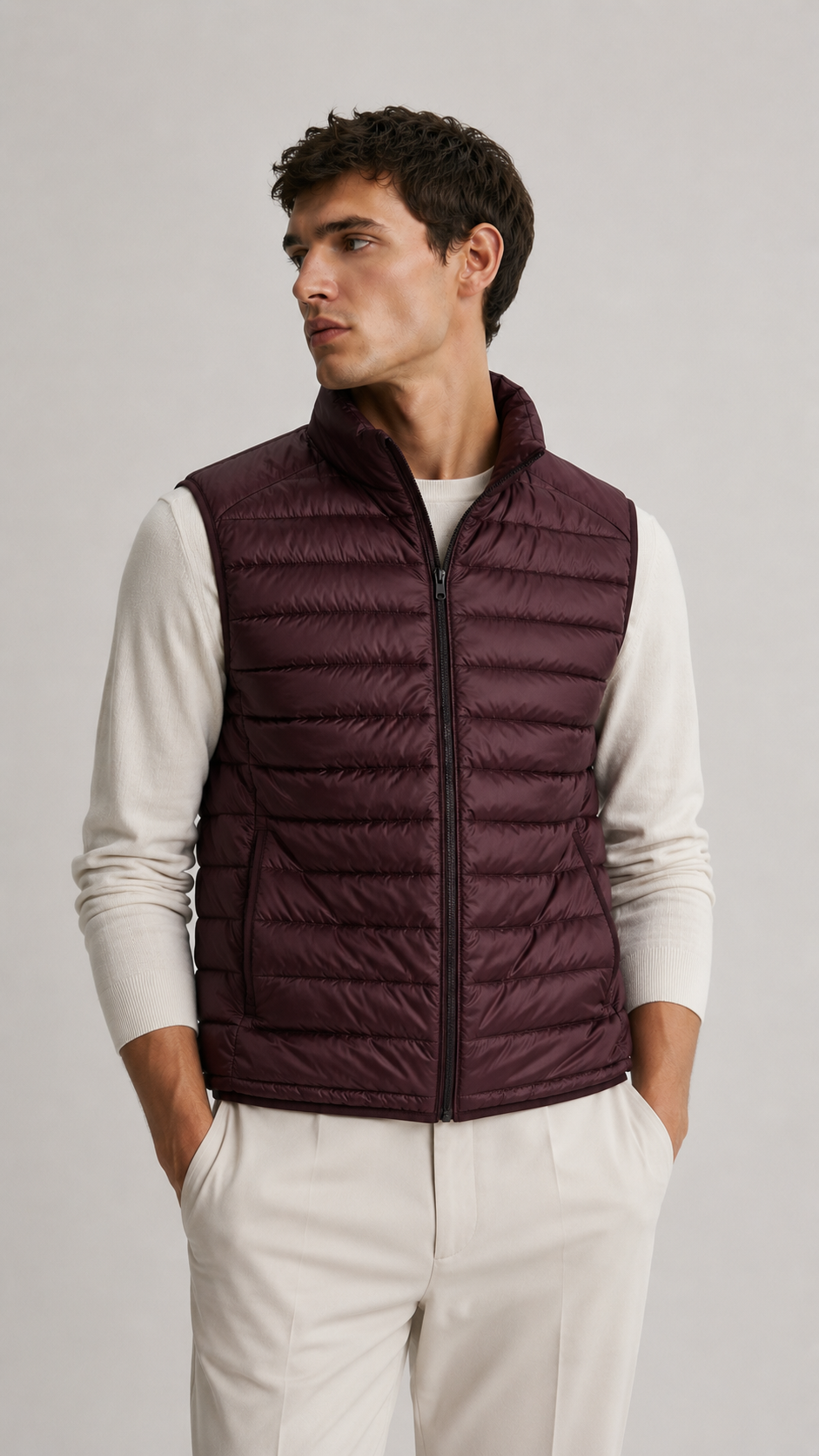 Uniqlo — Chaleco Plumas, Talla L