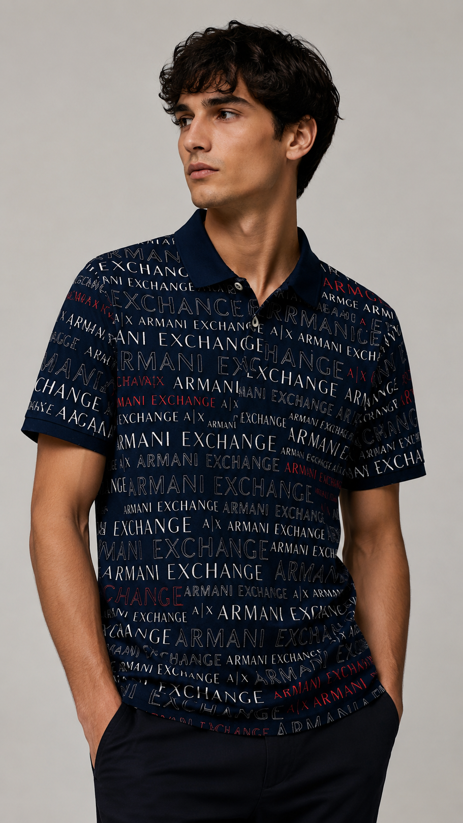 Armani Exchange — Camisero, Talla M