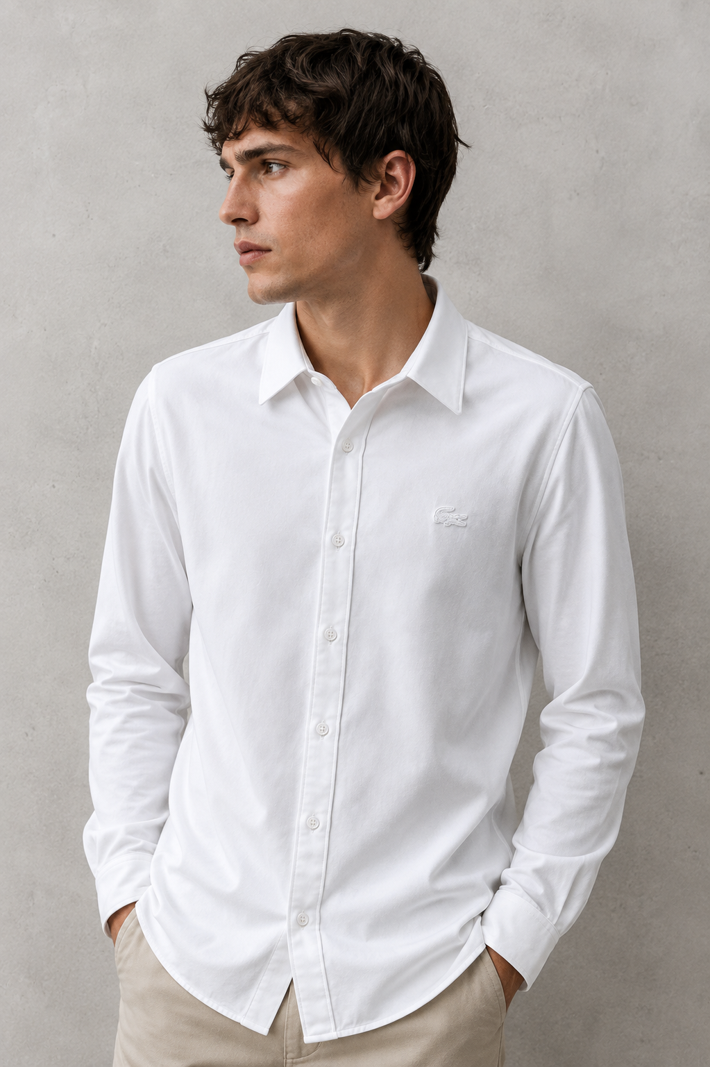 Lacoste — Camisa Blanca