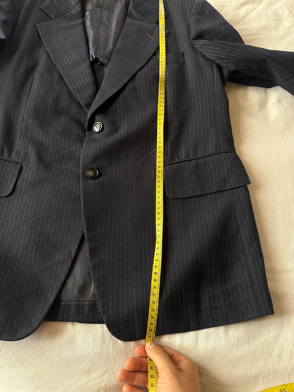 Busan Korea — Blazer Azul, Talla L