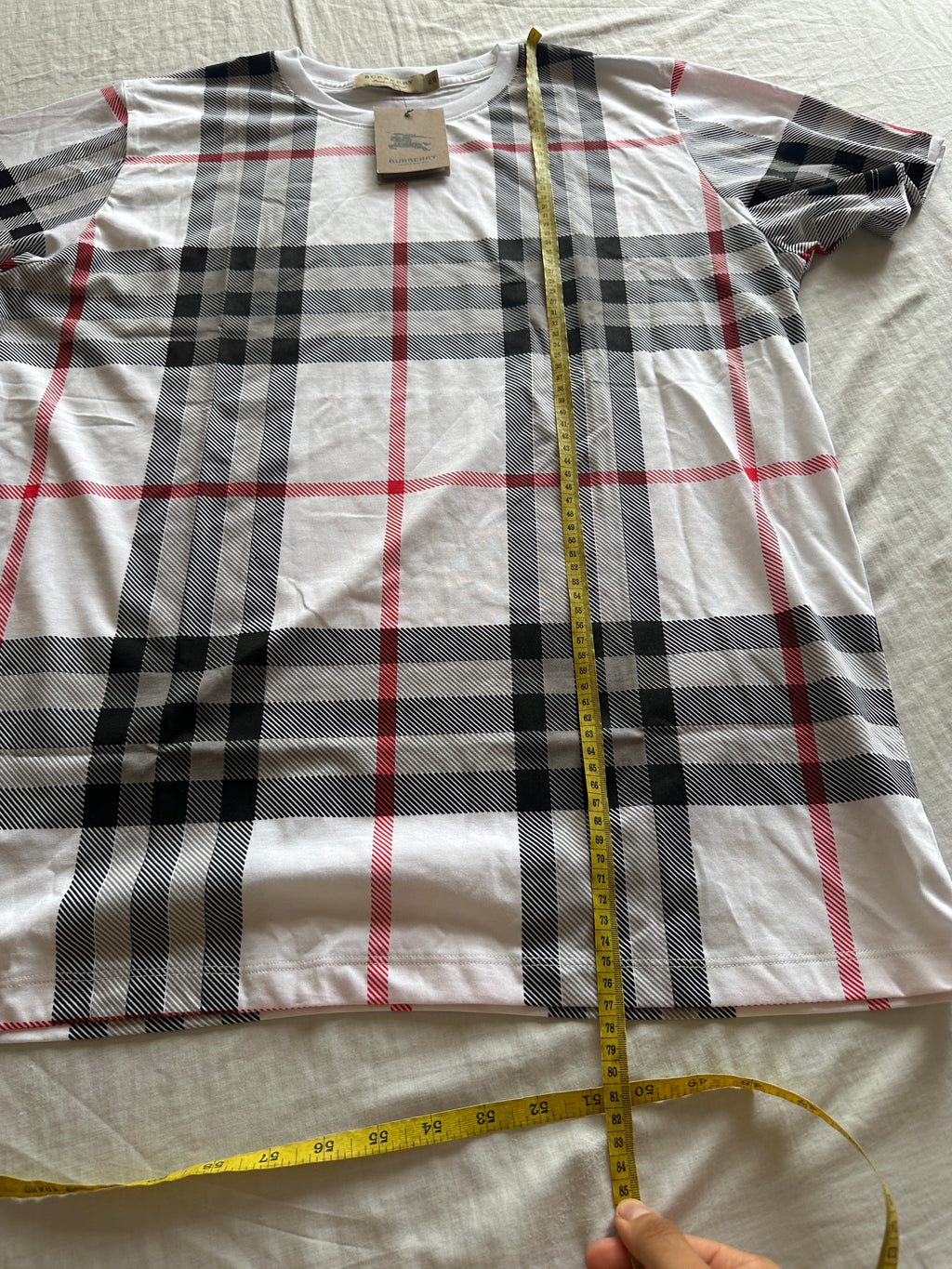 Burberry — Polo Blanco, Talla L