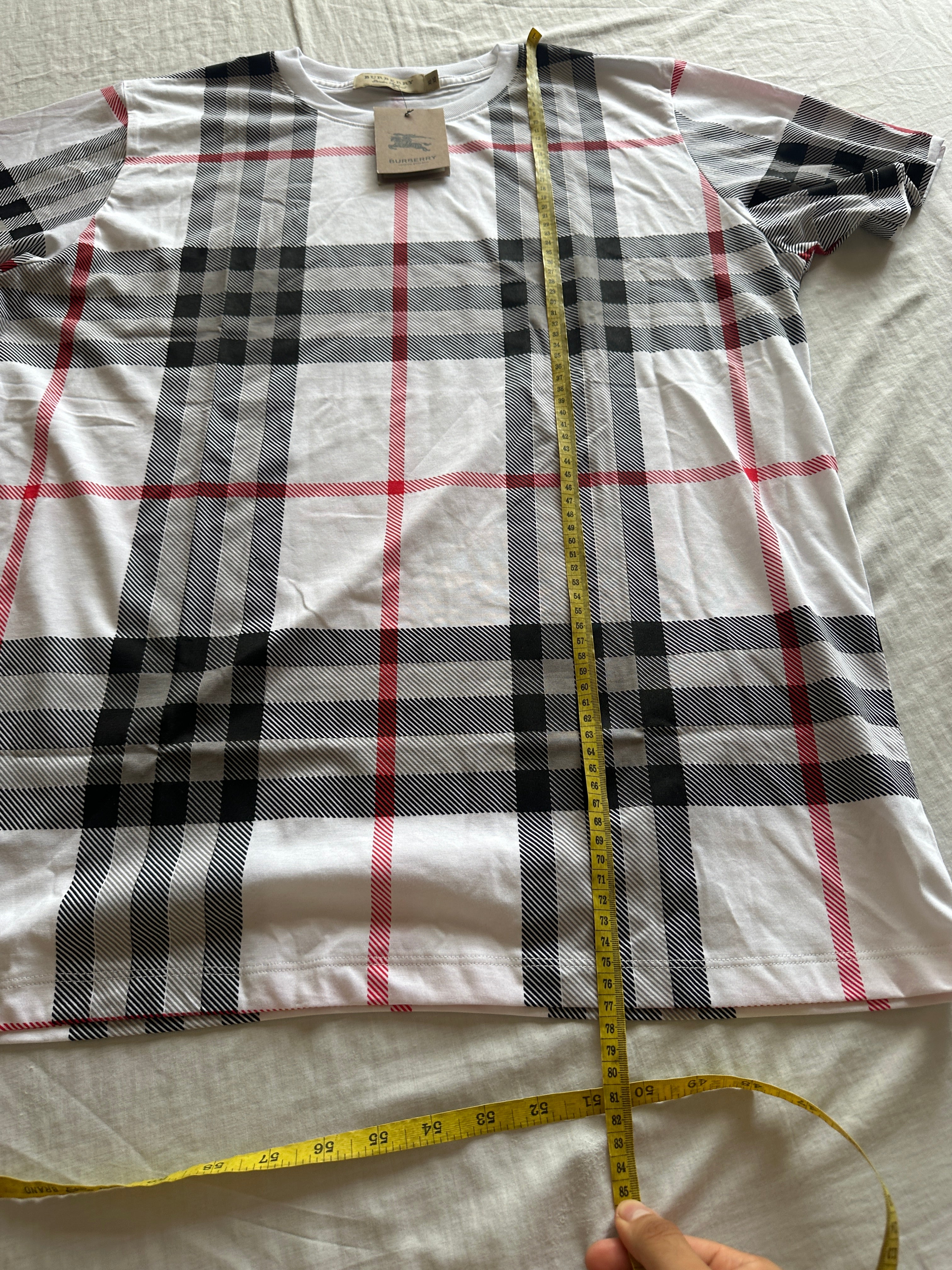 Burberry — Polo Blanco, Talla L