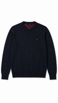 1. Tommy Hilfiger — Sweater Negro, Talla M
