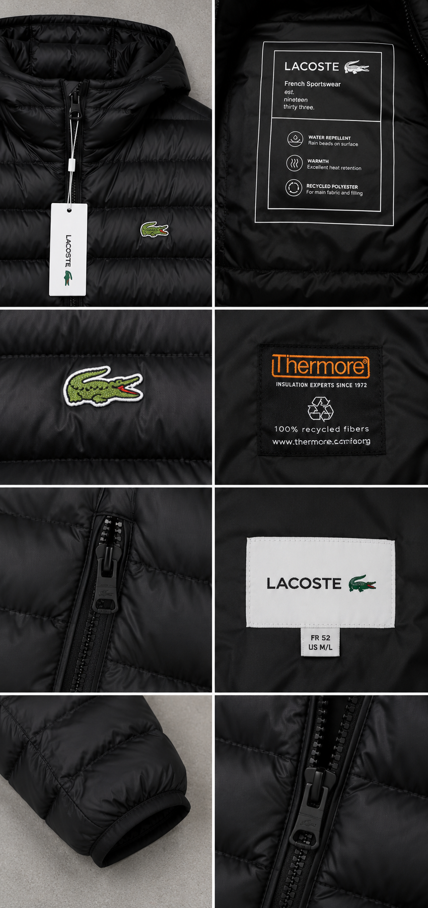 Lacoste — Casaca Pluma