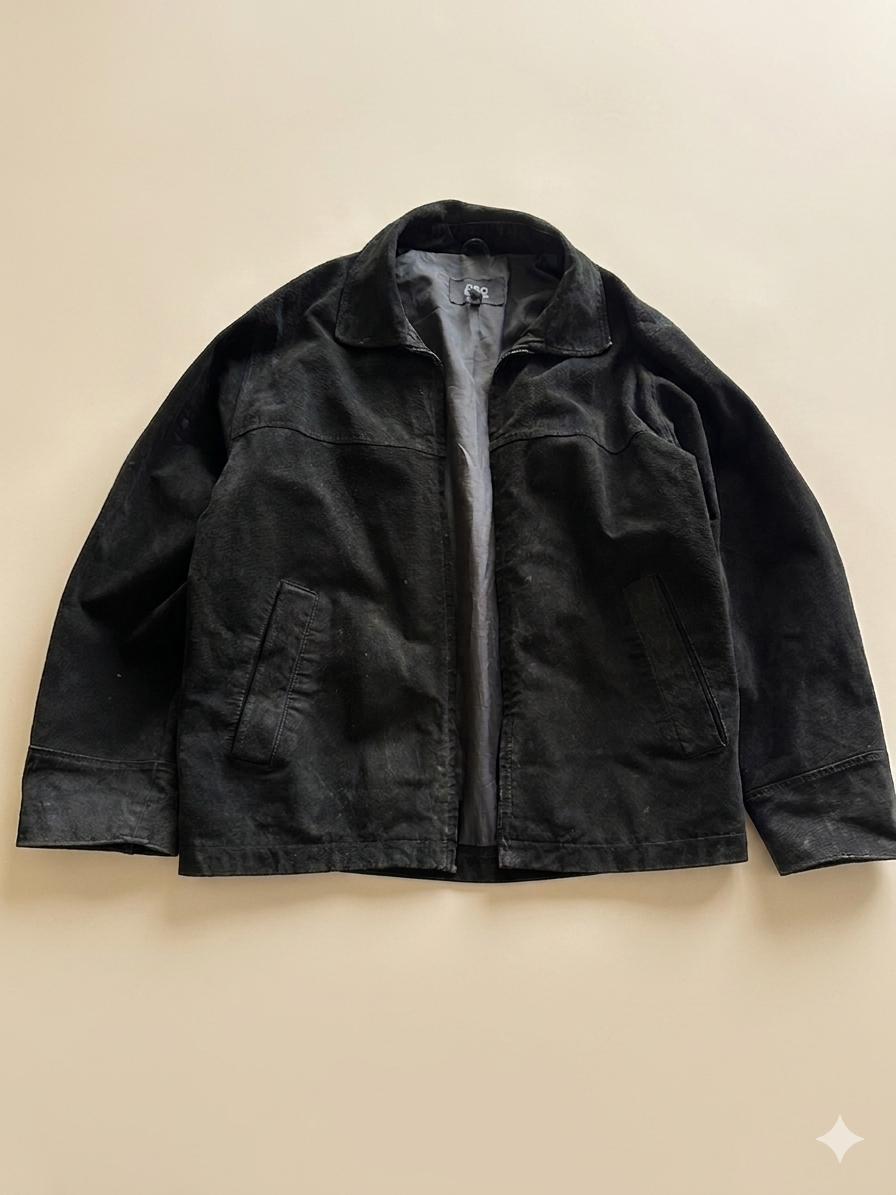 Leather Jacket - L