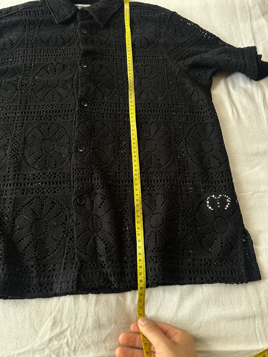 Zara — Camisero Hilo, Talla S