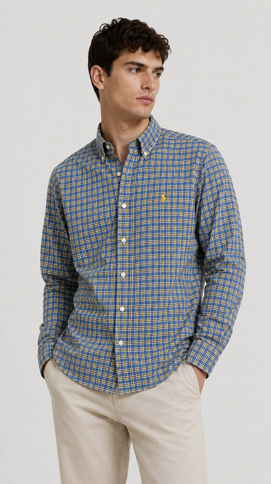 1. Ralph Lauren — Camisa a Cuadros, Talla M