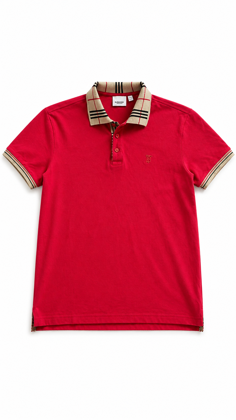Burberry — Camisero Rojo, Talla L